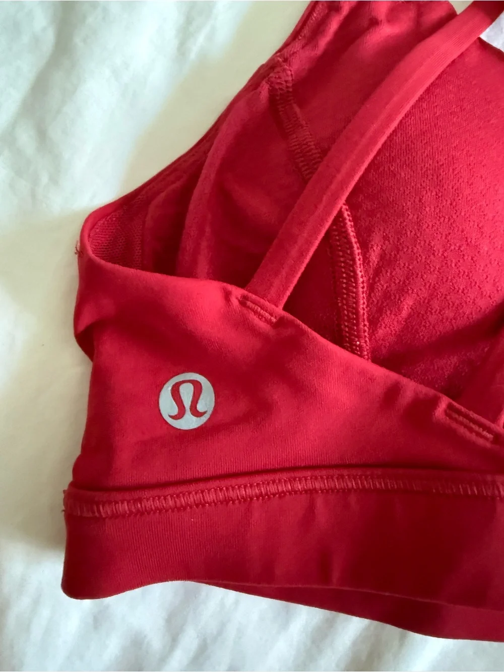 Lululemon Red Free To Be Serene Bra